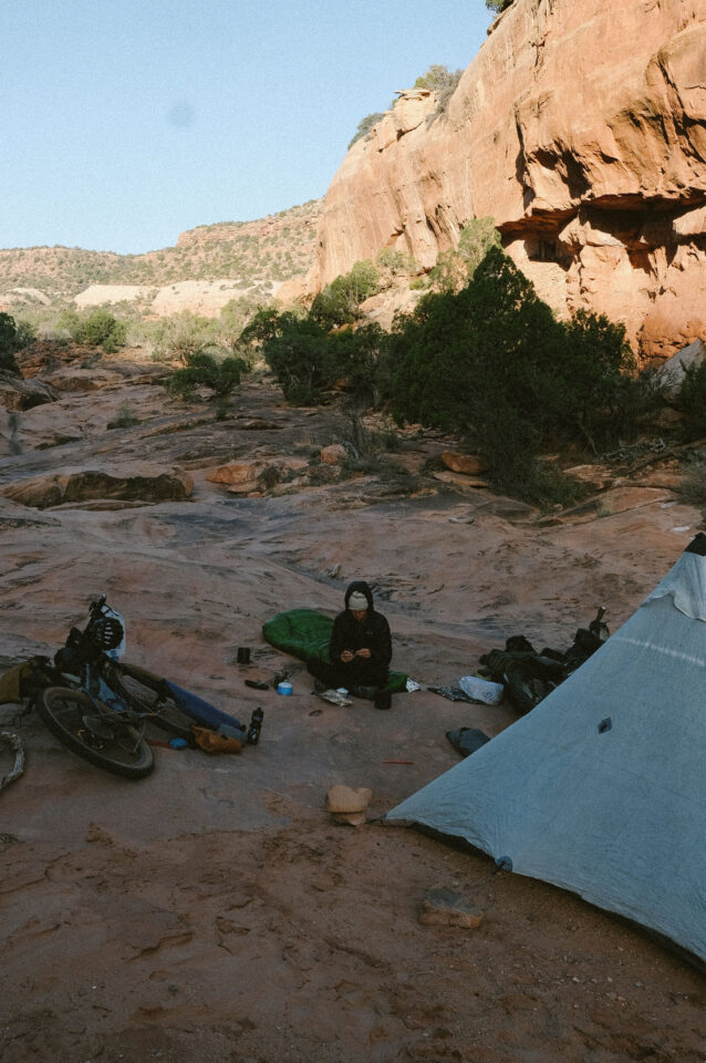 Lower Dolores Canyon Scramble bikepacking route, Sarah Swallow