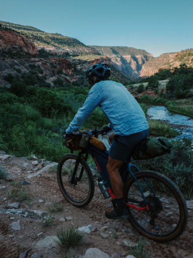 Lower Dolores Canyon Scramble bikepacking route, Sarah Swallow