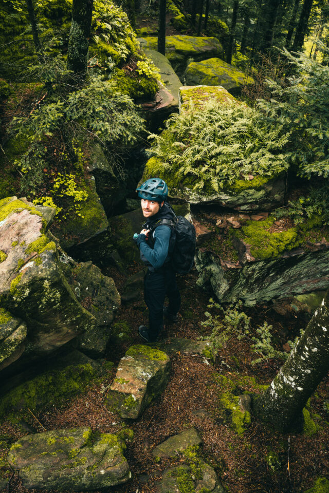 Enduro-packing Anton Wunscher and Fred Leth