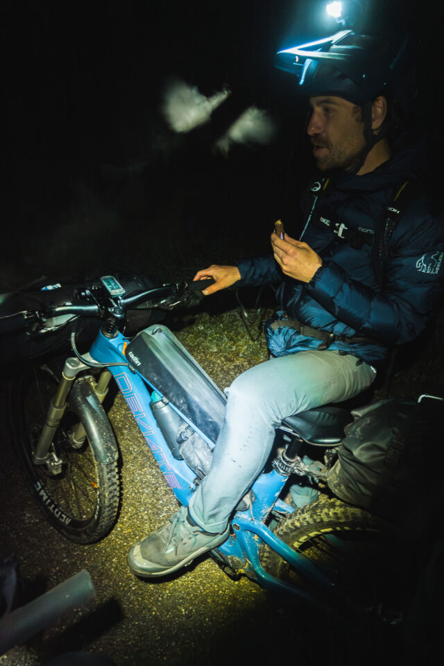 Enduro-packing Anton Wunscher and Fred Leth