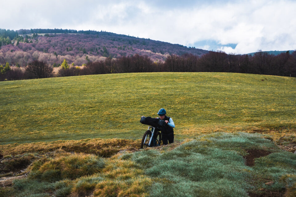 Enduro-packing Anton Wunscher and Fred Leth