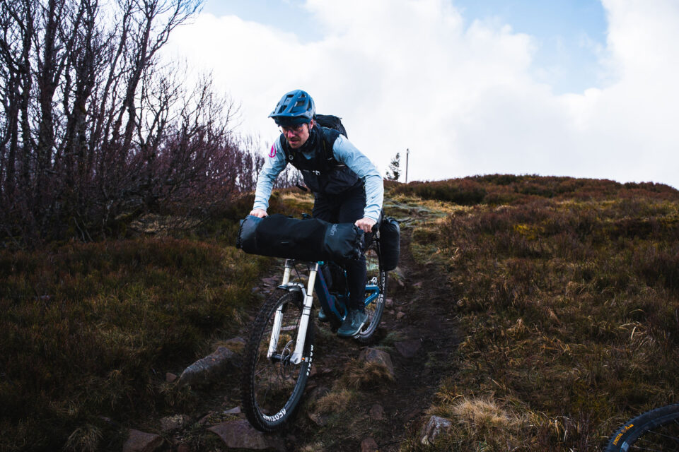Enduro-packing Anton Wunscher and Fred Leth