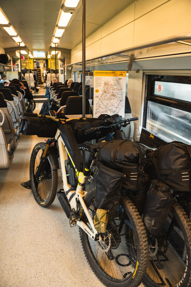Enduro-packing Anton Wunscher and Fred Leth