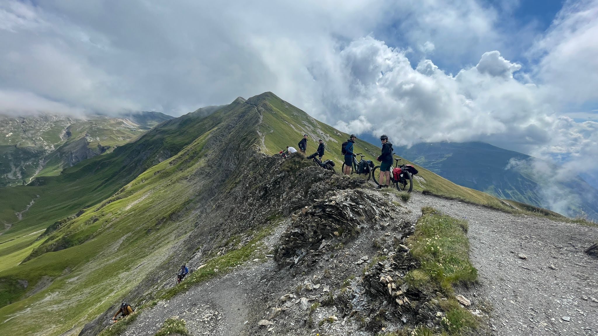 High-Season Hike-a-Bike on the Tour de Mont Blanc