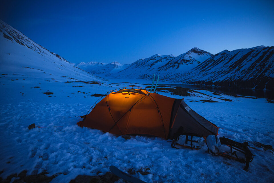 A Hundred Words for Wind Film Cycling to Ski Iceland