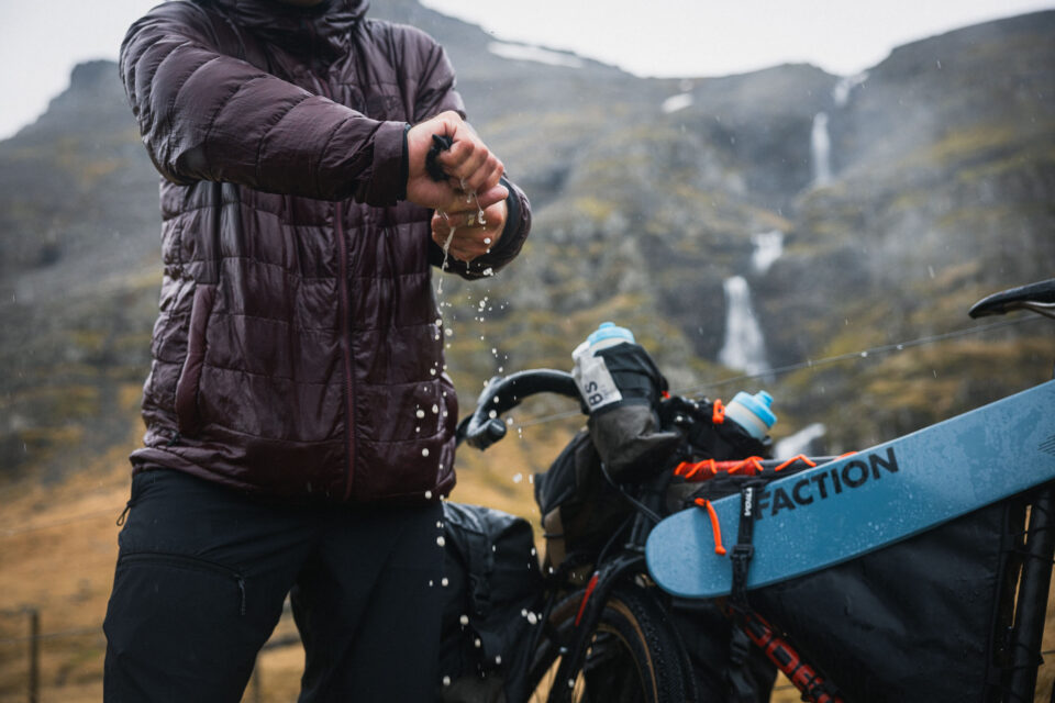 A Hundred Words for Wind Film Cycling to Ski Iceland