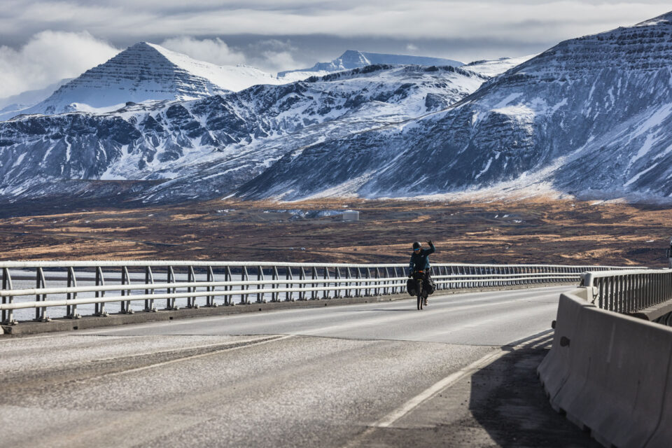 A Hundred Words for Wind Film Cycling to Ski Iceland
