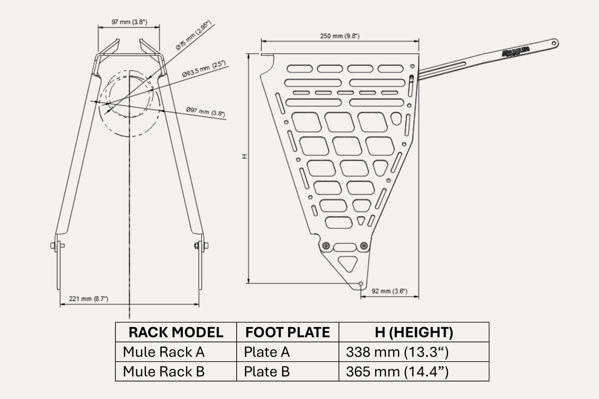Mule Wheel Rack Relentless Mule Rack Review - BIKEPACKING.com