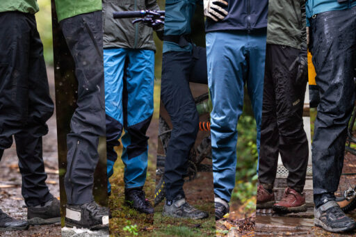 Rain pants for bikepacking