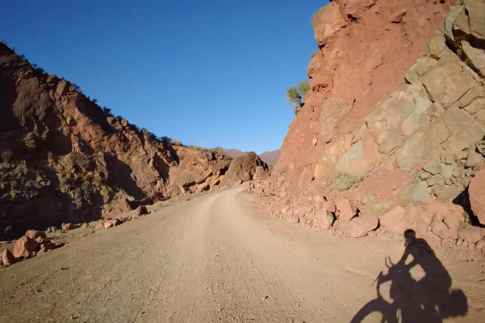 Sofiane Sehili Outside the Atlas Mountain Race