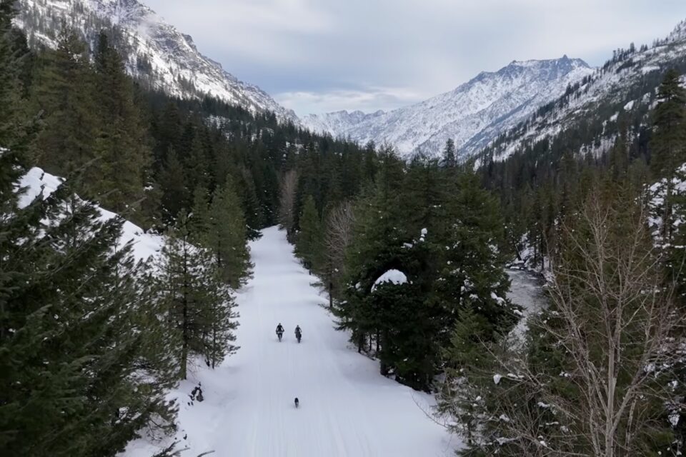 slow spokes tries winter bikepacking video