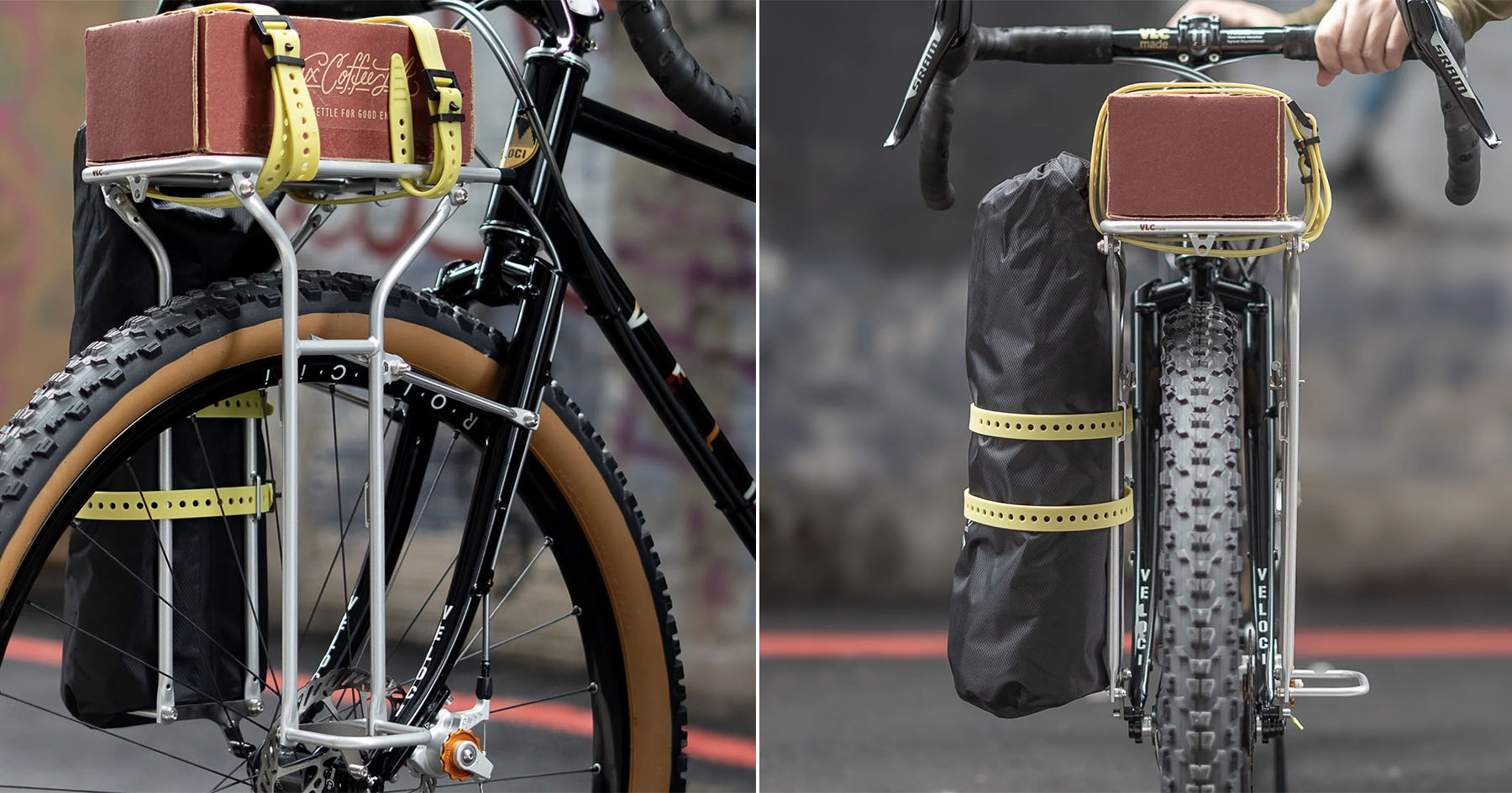 The Veloci Cage Wednesday Front Rack Has Built-In Cargo Space