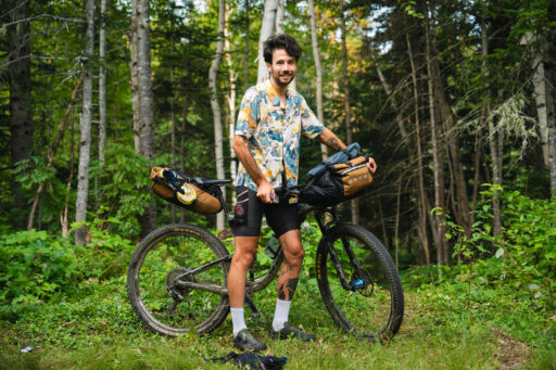 Four by Four bikepacking route, quebec