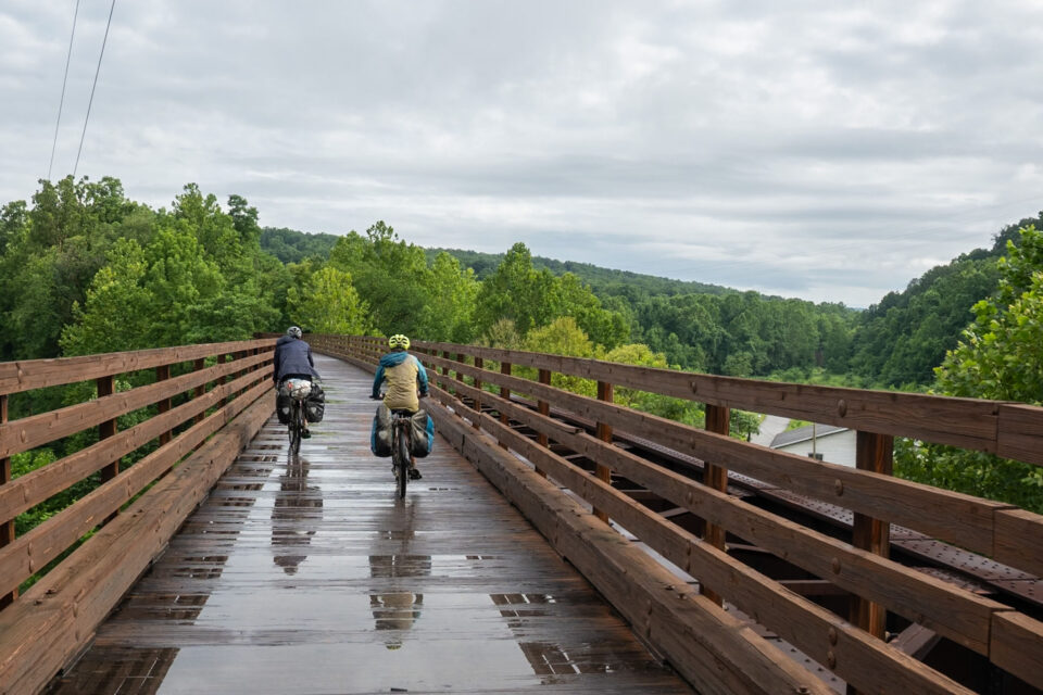 The Steel Triangle bikepacking route