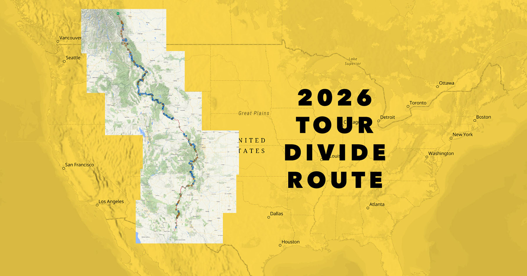 The 2026 Tour Divide Route: Reroutes, POIs, and Details