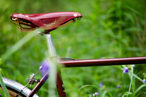 Wilde x Brooks B17 Special Bordeaux