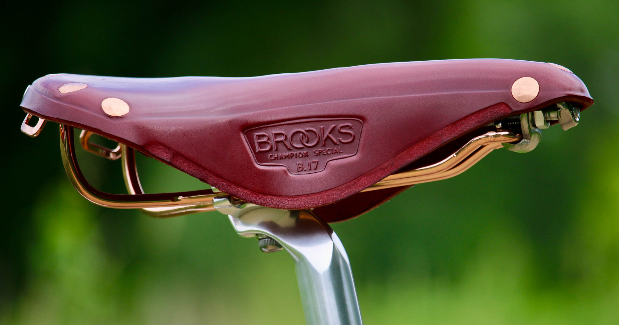 Wilde x Brooks B17 Special Bordeaux
