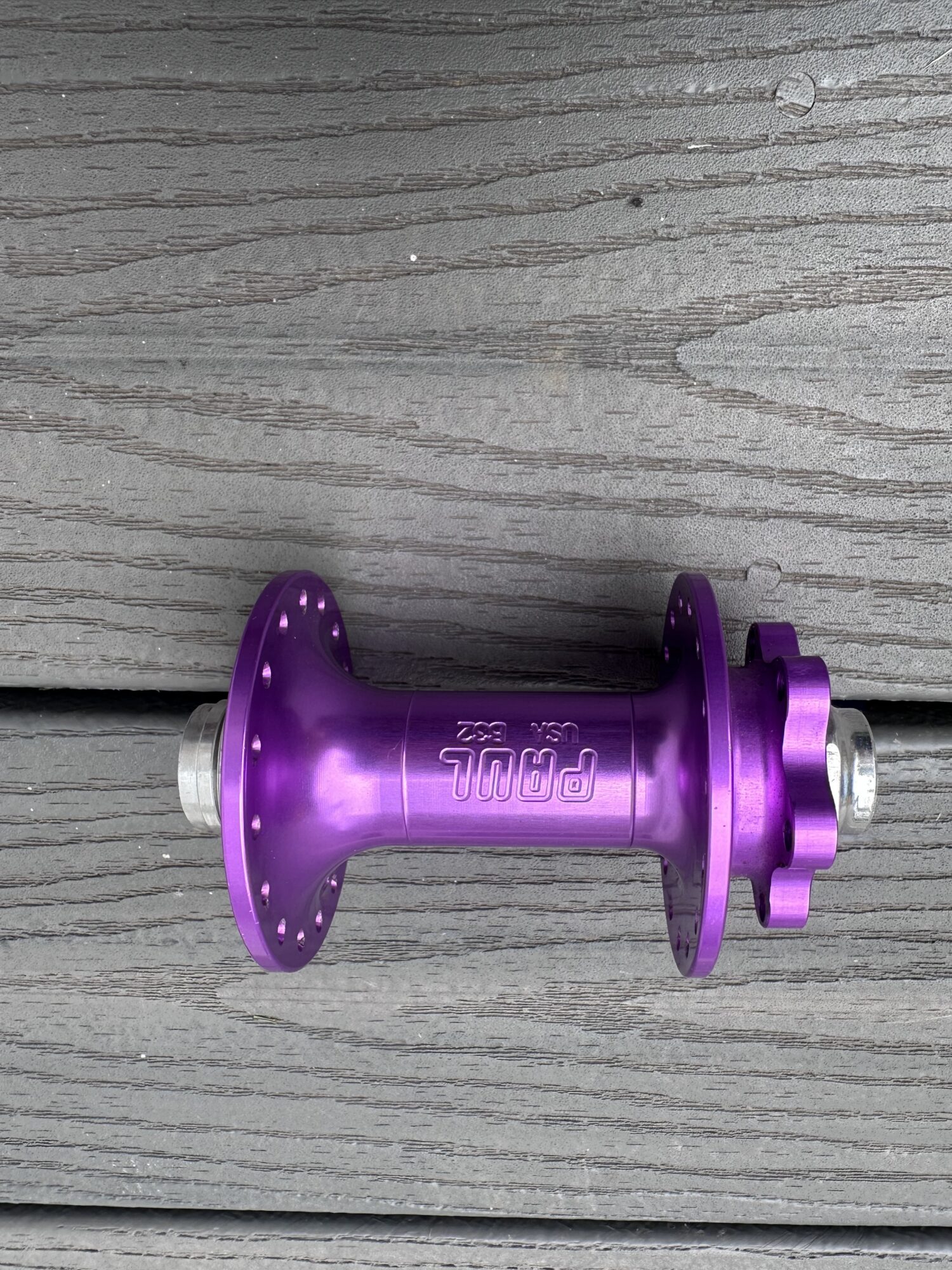Paul Front Hub, Purple, 15 X 110 Boost, 32 holes - BIKEPACKING.com