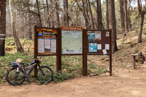 highline trail overnighter, arizona