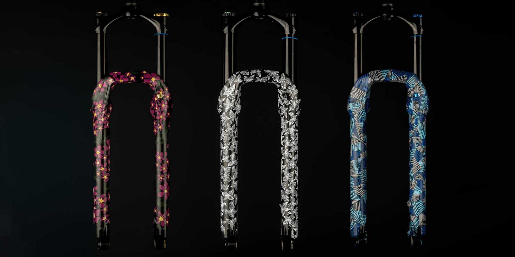 Check out the Hand-Painted Artist Series Helm MKII Forks