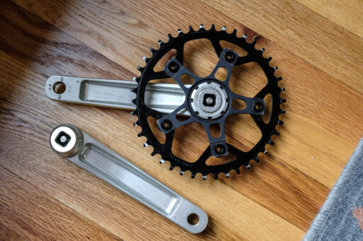 167.5mm Specialites TA Carmina Crankset w/ 42T Wolf Tooth
