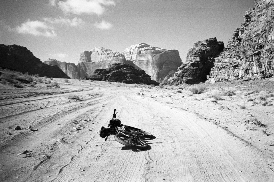 35mm Ilford HP5, Bikepacking Wadi Rum