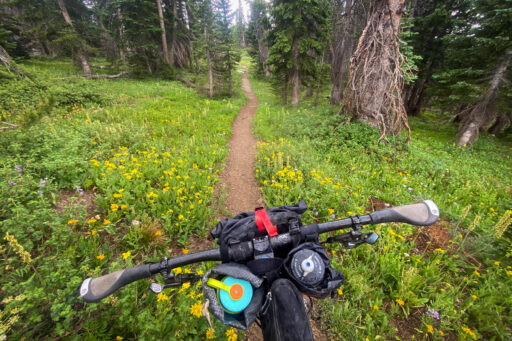 Through Fire to Snow bikepacking route