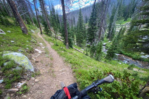 Through Fire to Snow bikepacking route