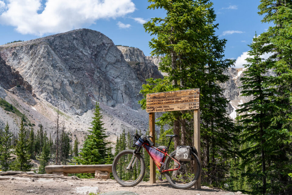 Through Fire to Snow bikepacking route
