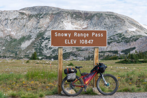 Through Fire to Snow bikepacking route