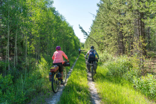 Through Fire to Snow bikepacking route