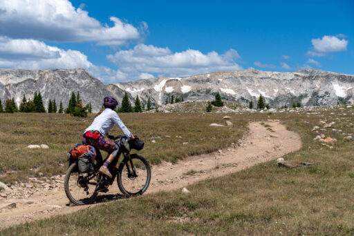Through Fire to Snow bikepacking route