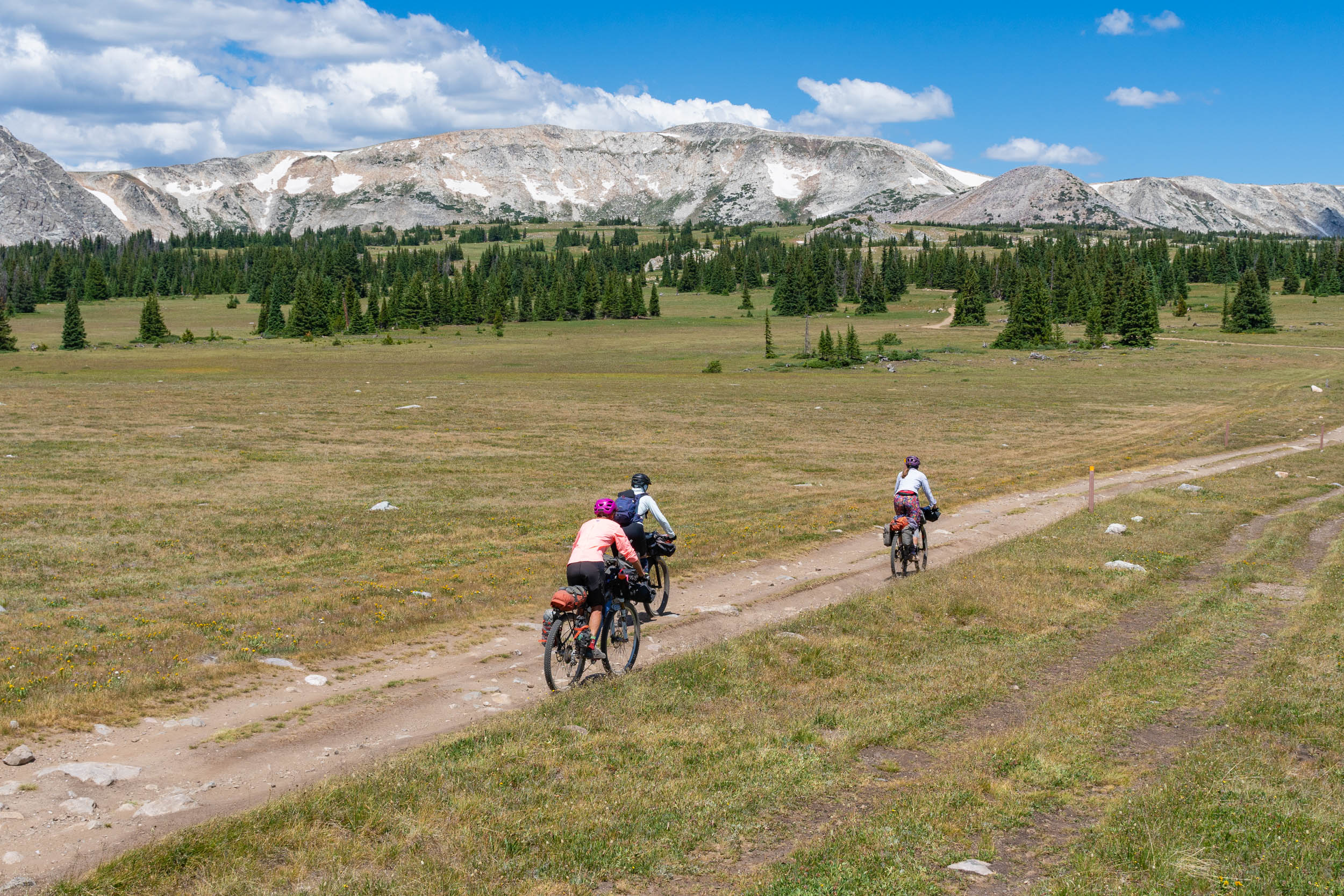 Through Fire to Snow bikepacking route