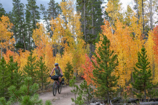 Through Fire to Snow bikepacking route