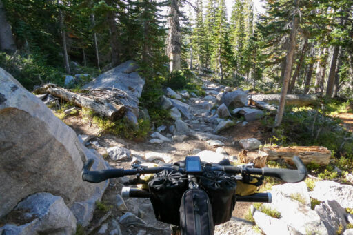 Through Fire to Snow bikepacking route