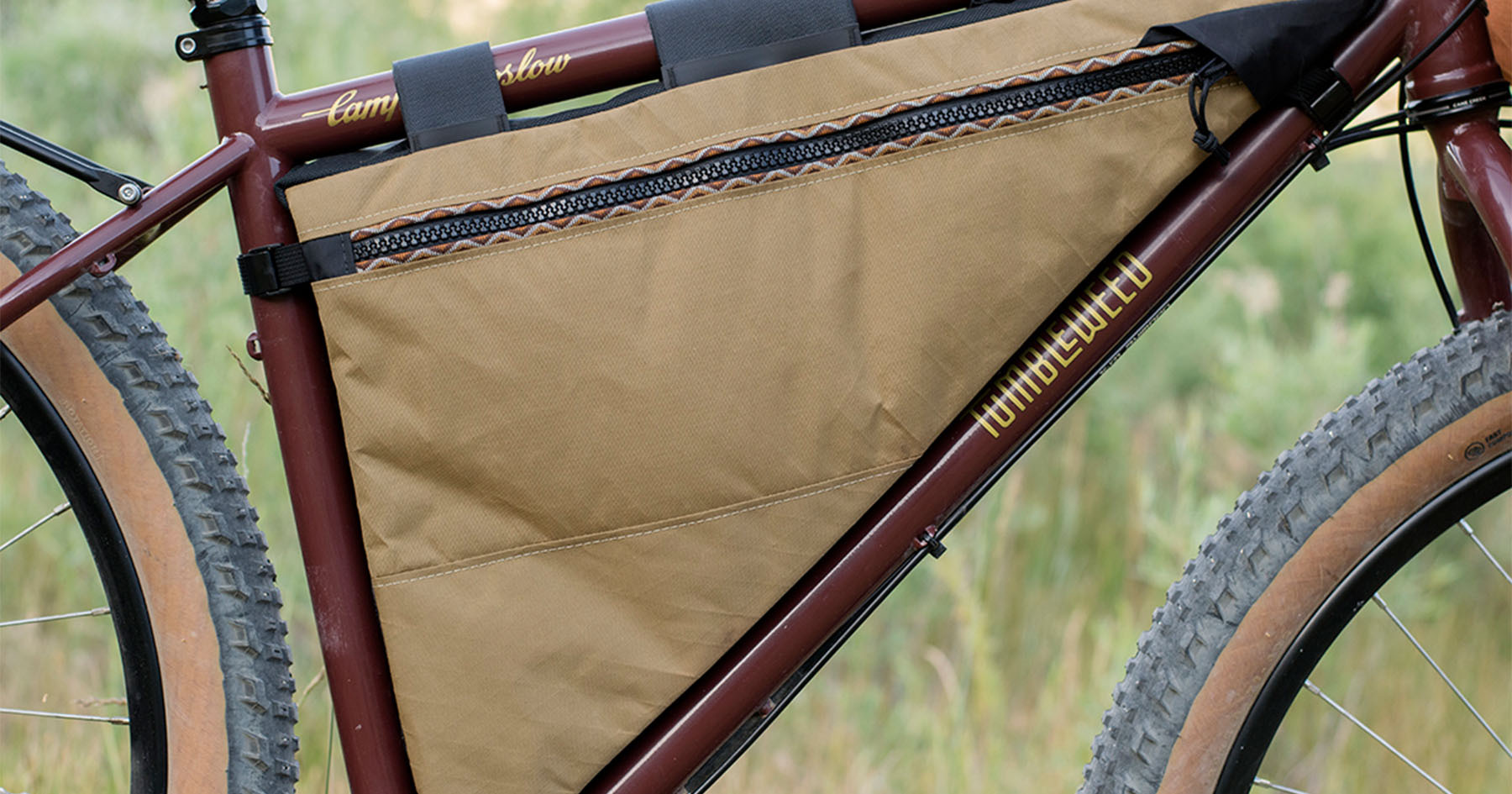 Camp and Go Slow Custom Framebags by Rockgeist