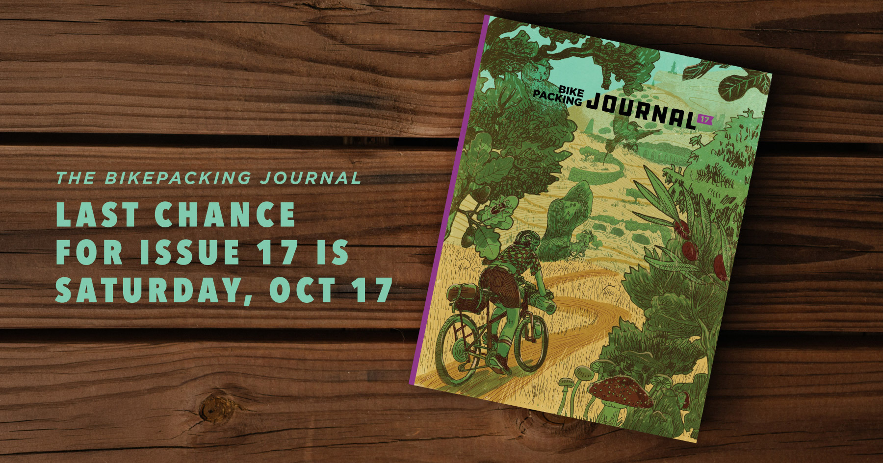 Last Call for The Bikepacking Journal 17!
