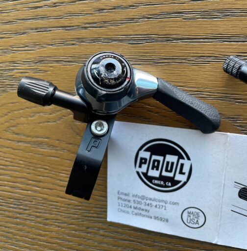 Paul Microshift Thumbie Mount, with Microshift Thumbie (Shimano 11