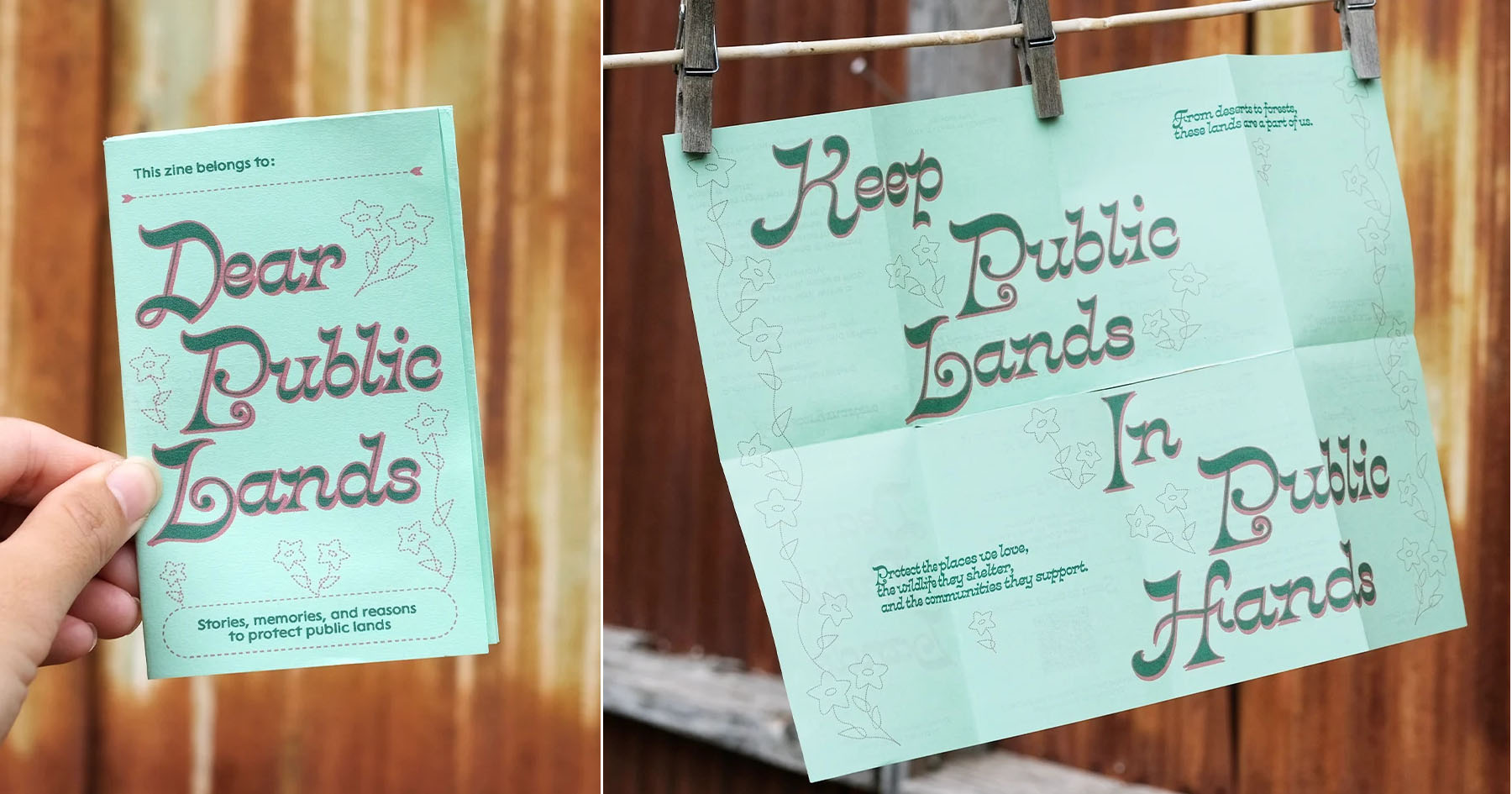 Molly Sugar’s “Dear Public Lands” Mini-Zine